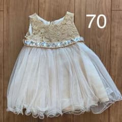 【Snow1004様専用】ベビードレス　70　結婚式　お誕生日　お祝いにのサムネイル