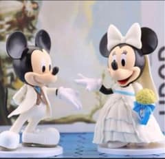 ミッキーマウス　ミニー　結婚式フィギュア　ワーコレ　ウェディング　ブライダル ミッキー ミニー ウェディング フィギュア 結婚式 ウエディング