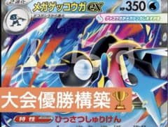匿名配送 大会優勝 メガケッコウガex 構築済みデッキ - メルカリ