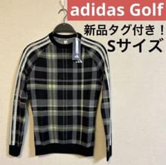 adidasGolf アディダス ゴルフウェア セーター ニット チェック柄