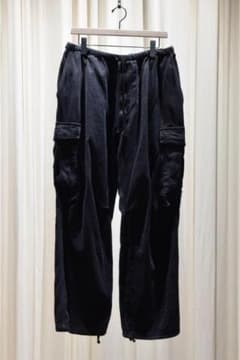 25ss 美品】サイズ2 comoli コモリ ブラックドリル6Pパンツ