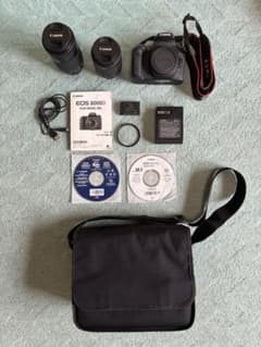 【良品】eos8000d ダブルズームキット Canon EOS8000D ダブルズームキット 付属品有 - メルカリ