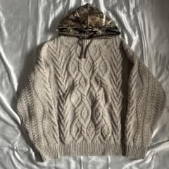 Supreme 25FW Cable Hooded Sweaterのサムネイル