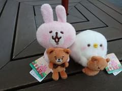 ☆カナヘイ ゆるっと小動物 テディベア限定ぬいぐるみセット☆のサムネイル