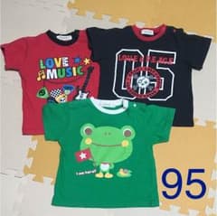 【男の子】Tシャツ95cm 3点セット【中古】のサムネイル