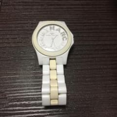 腕時計 MARCJACOBSBY 白色 時計は正確に動いてます。即購入OKのサムネイル