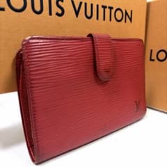 LOUIS VUITTON エピ ポルトモネ ビエ ヴィエノワ がま口財布 赤 - メルカリ