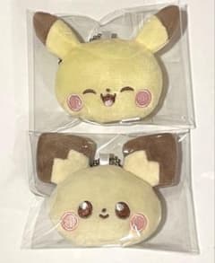 포켓몬 피카츄 피츄 페이스 마스코트 2개 세트