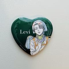 Attack Titan Levi WIT STUDIO Turbulent TSUTAYA Bonus Can Badge