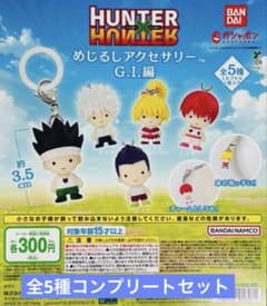 HUNTER×HUNTER ガチャ めじるしアクセサリー G.I.編 コンプのサムネイル