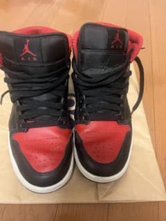 NIKE AIR JORDAN スニーカー レッド ブラックのサムネイル