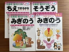 七田式ドリル　2.3歳用　みぎのう　ちえ　そうぞうのサムネイル