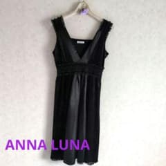 【美品】ANNA LUNA ベロアワンピースのサムネイル
