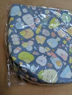 [Price Reduced] Sumikkogurashi Pouch, All-over Print, Blue [Unused]
