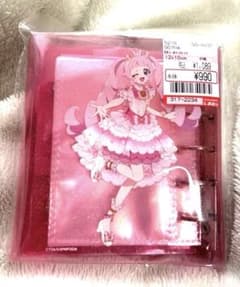ひみつのアイプリ ひまりシール帳リングバインダー 12cm x 10cm ピンクのサムネイル
