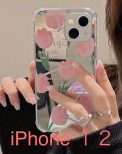 チューリップミラーケース　iPhone １２のサムネイル