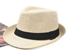 麦わら帽子 メンズ レデイース オシャレ 紫外線対策 夏用 通気性のサムネイル