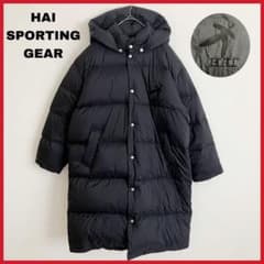 希少 アーカイブ HAI SPORTING GEAR フーデットダウンコート M - メルカリ