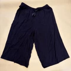 UNIQLO ガウチョパンツ ネイビー Lサイズのサムネイル
