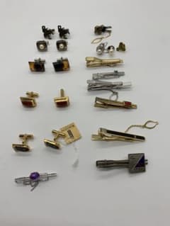 カフス、ネクタイピンまとめ売りのサムネイル