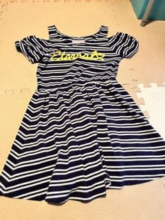 hiromichi nakano children 半袖ボーダーワンピースのサムネイル