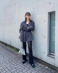 Mesh Combination Outseam Flare Pantsのサムネイル