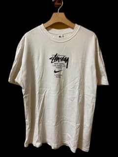 NIKE×stussy ナイキ ステューシー コラボTシャツ M  ホワイトのサムネイル