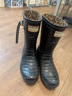 Jimmy Choo x HUNTER≪コラボ≫レインブーツ - メルカリ