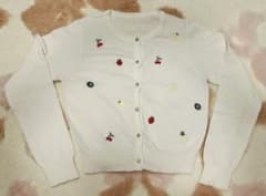 トッコクローゼット tocco closetフルーツ刺繍 カーディガンのサムネイル