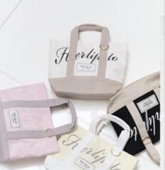 HLT Mini Tote White Her lip to ミニトート - メルカリ