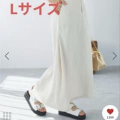 タグ付き未使用品【VIS】美easyリネンライクAラインスカートのサムネイル
