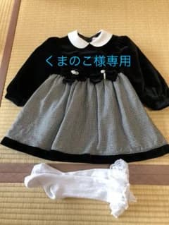 くまのこ様専用/ワンピース100  入園式や発表会にのサムネイル