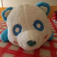 AAA えーパンダ 寝そべりbigぬいぐるみ 青のサムネイル