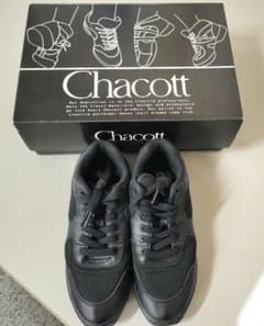 Chacott ダンスシューズ　22.5cm　スプリットソール　ローカット　黒のサムネイル
