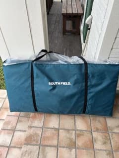 【美品】SOUTH FIELD テントマット 青色のサムネイル