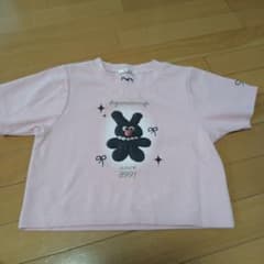 Rafraf 半袖Tシャツ ピンク kogumaitancafeのサムネイル