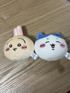 치이카와 보요욘오오카오 볼 마스코트 2개 세트 토끼 하치와레