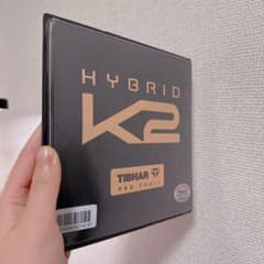 卓球　粘着ラバー　ティバー　ハイブリッド K2 黒　Max　Ｑ１