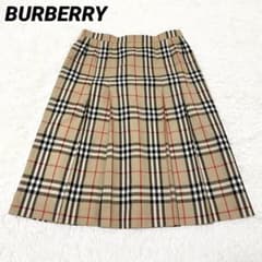 ✨希少サイズ✨BURBERRY プリーツスカート　ノバチェック　膝下　5L相当 ✨希少サイズ✨BURBERRY プリーツスカート ノバチェック 膝下 5L相当