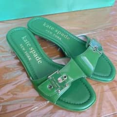 kate spade サンダル 緑 22.5cmのサムネイル