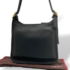 極美品】COACH オールドコーチ ショルダーバッグ 黒 クラブタンレザー