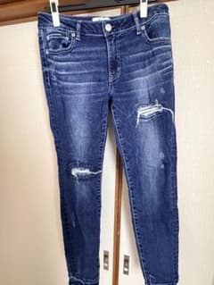 AZUL BY MOUSSY ダメージスキニーデニム Lサイズのサムネイル