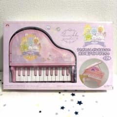 【美品】 すみっコぐらし 光る 電子ピアノおもちゃ ピンク キッズ ベビー
