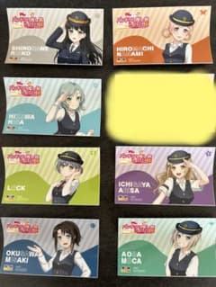 ❤️‼️バンドリ！JR東海 推し旅 ステッカー 7枚のサムネイル
