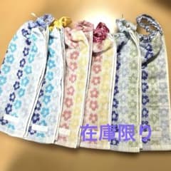 214.二重エプロン 二重タオル おりこうエプロン 6枚組 花柄 女の子