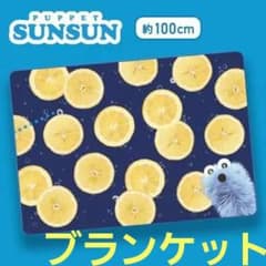 [네이비] 퍼펫 순순 담요 puppet sunsun