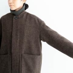 prit プリット ウールモッサネルーカラー オーバーコートのサムネイル