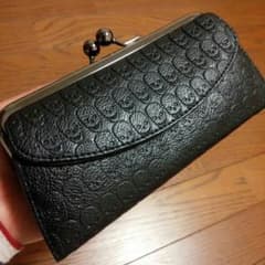がま口財布　ドクロのサムネイル