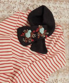 CHILD WOMAN ネパールハンドニット 刺繍マフラー チャイルドウーマン CHILD WOMAN ネパールハンドニット 刺繍マフラー チャイルドウーマン