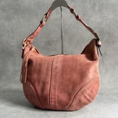 Y2K COACH Suede Soho Hobo Shoulder Bag